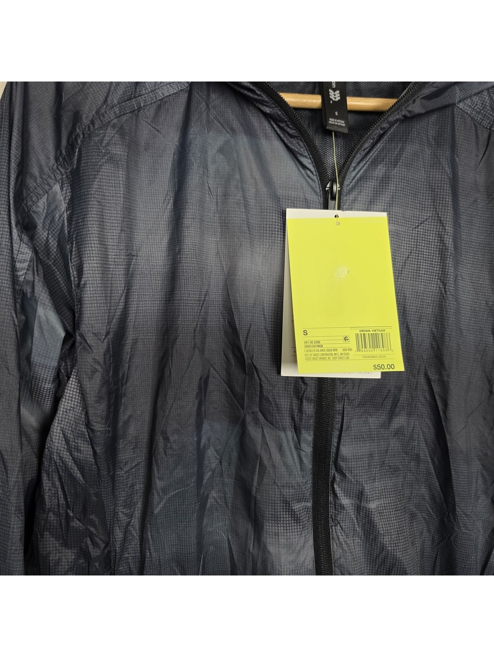 All In Motion Men's Printed Run Jacket S - Picture 2 of 4